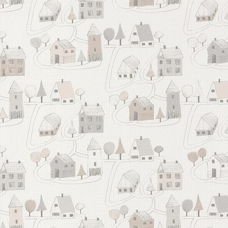 HPDM82841329 Small Village Happy Dreams Wallpaper by Casadeco