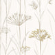 Gardinum Purity Ivory And Gold Wallpaper by Harlequin