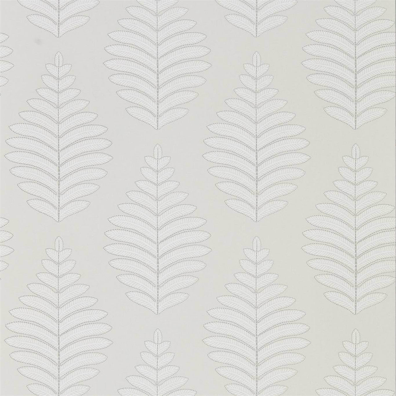 111898 Lucielle Purity Linen and Silver Wallpaper by Harlequin