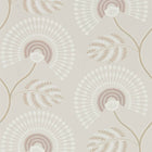 111911 Louella Purity Rose Quartz and Pearl Wallpaper by Harlequin