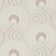 111911 Louella Purity Rose Quartz and Pearl Wallpaper by Harlequin