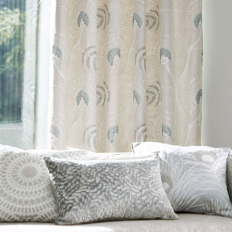 HPUT132653 Louella Seaglass/Pearl Fabric by Harlequin