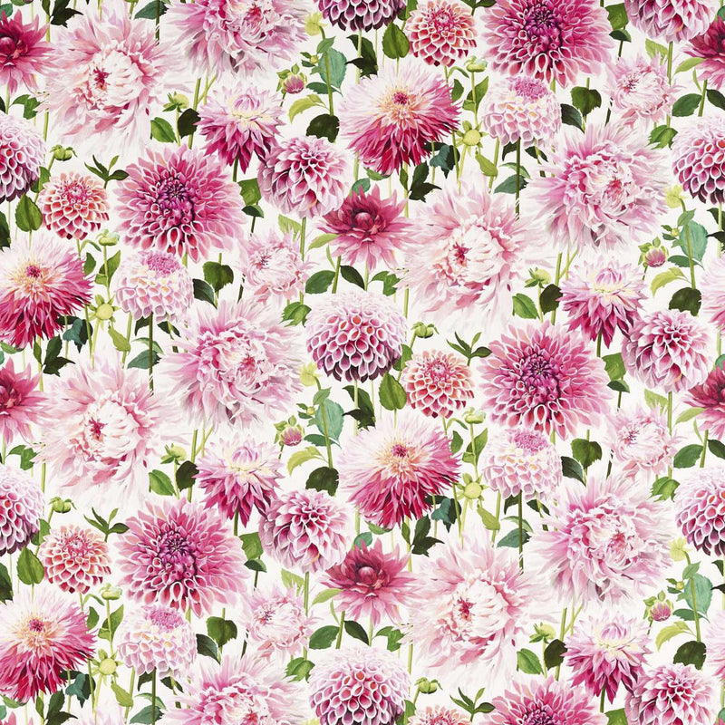 121081 Dahlia Colour 2 Blossom Emerald New Beginnings Harlequin Fabric