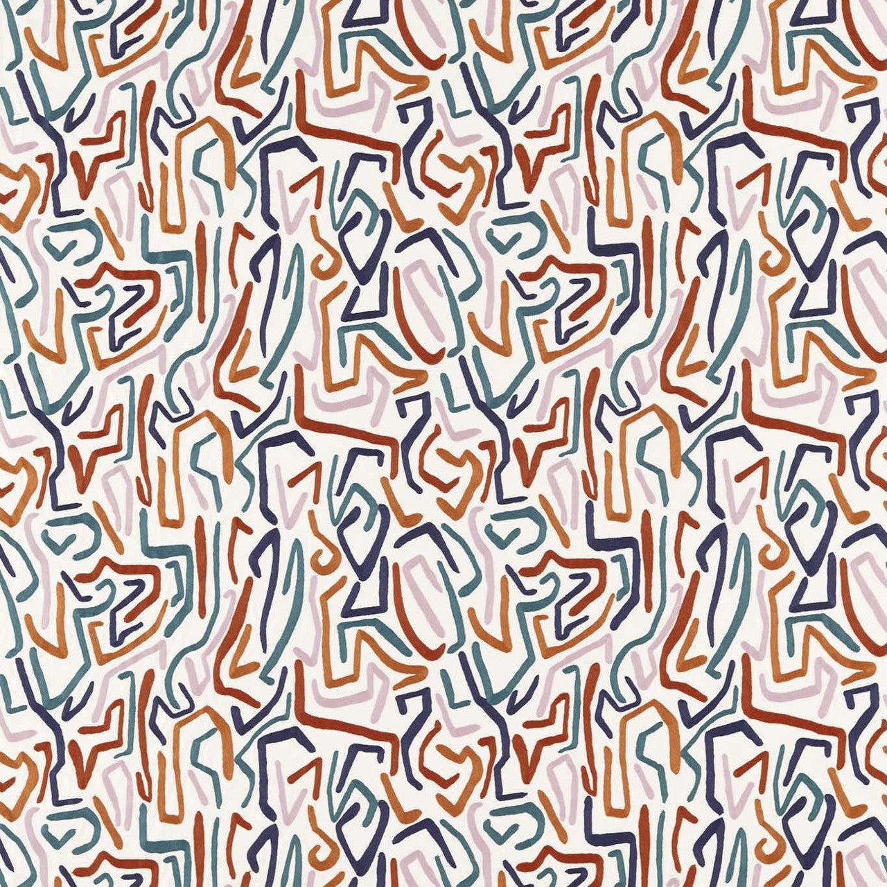 133873 Synchronic Colour 2 Brazilian Rosewood Onsen Fire Harlequin Fabric