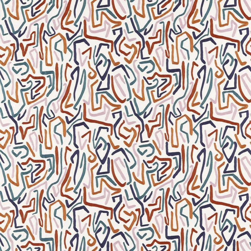 133873 Synchronic Colour 2 Brazilian Rosewood Onsen Fire Harlequin Fabric