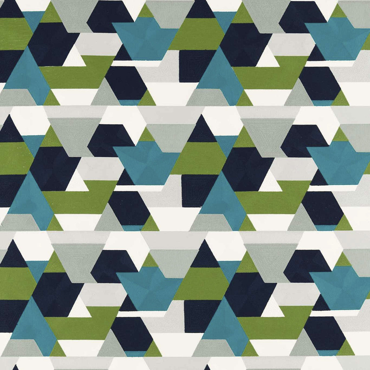 133877 Popova Colour 2 Amazonia Seaglass Forest Japanese Ink Harlequin Fabric