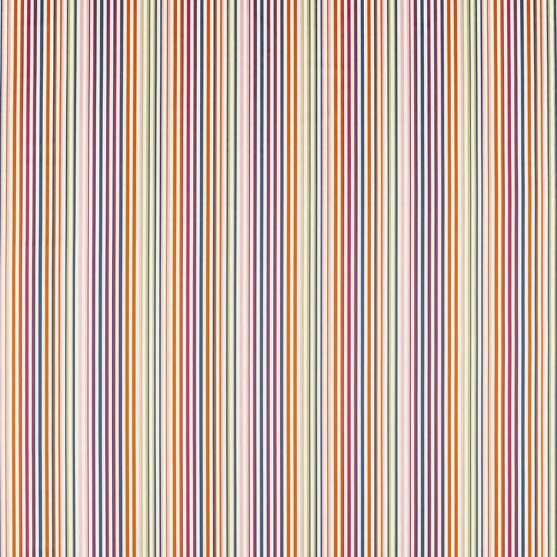 133883 Calla Colour 2 Pomegranate Clementine Peony Blue Harlequin Fabric