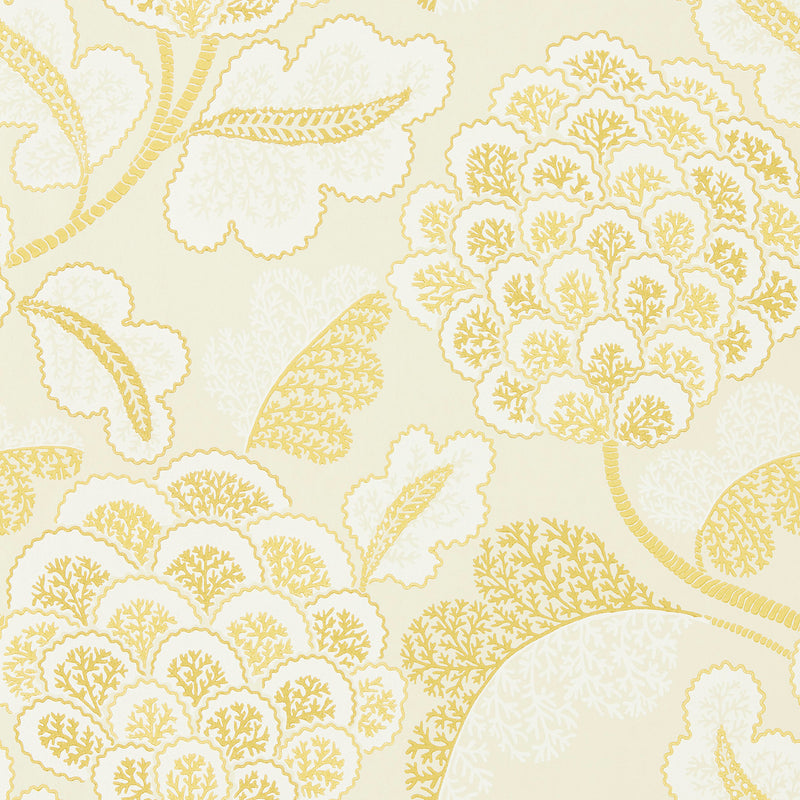 112935 Flourish Colour 3 First Light Wallpaper by Harlequin