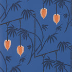 112941 Kimiko Colour 3 Majorelle Wallpaper by Harlequin