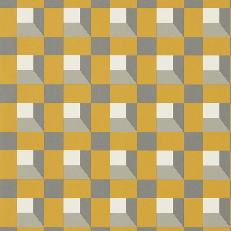112942 Blocks Colour 3 Nectar Wallpaper by Harlequin