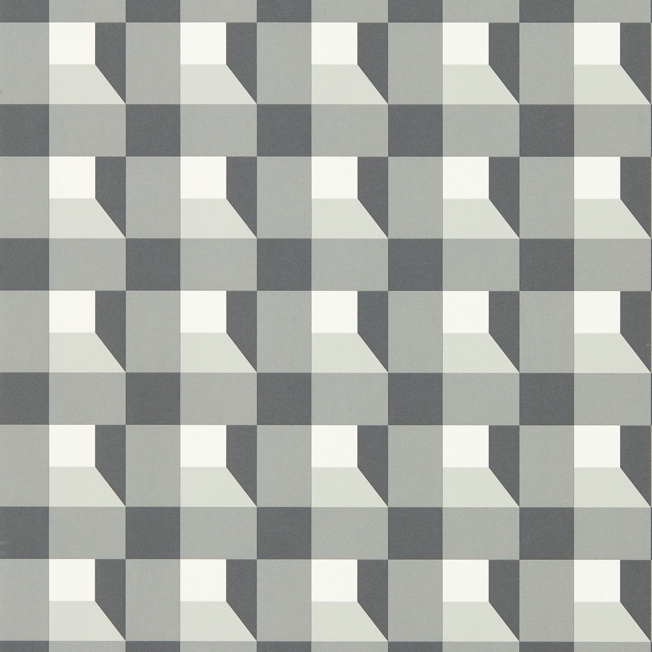 112943 Blocks Colour 3 Black Earth Wallpaper by Harlequin