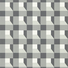 112943 Blocks Colour 3 Black Earth Wallpaper by Harlequin