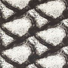 121202 Enigmatic Reflect Black Earth Harlequin Fabric