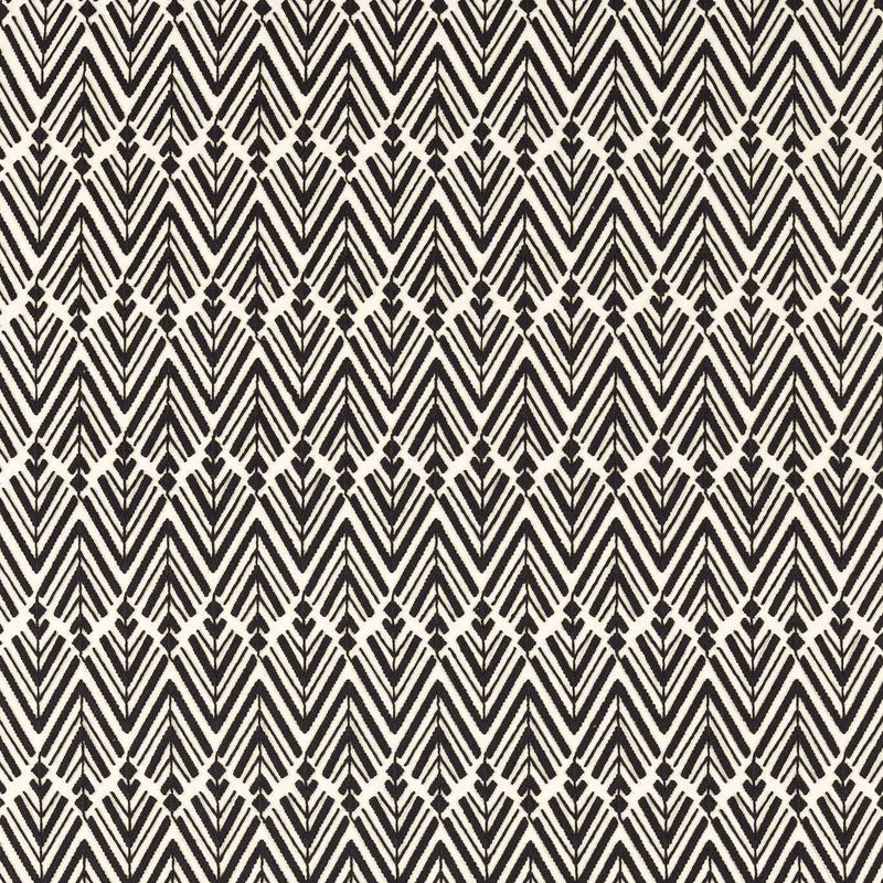 134018 Thalia Reflect Black Earth Fabric by Harlequin
