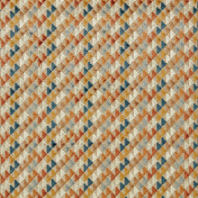 134026 Vidi Reflect Tiger/Taupe/French Blue Fabric by Harlequin
