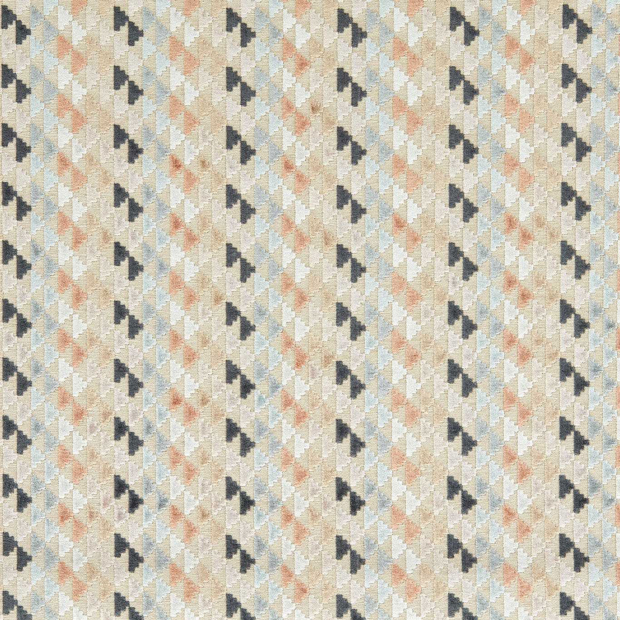 134027 Vidi Reflect Sky/Slate/Taupe Fabric by Harlequin