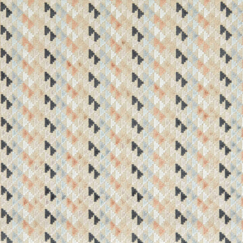 134027 Vidi Reflect Sky/Slate/Taupe Fabric by Harlequin