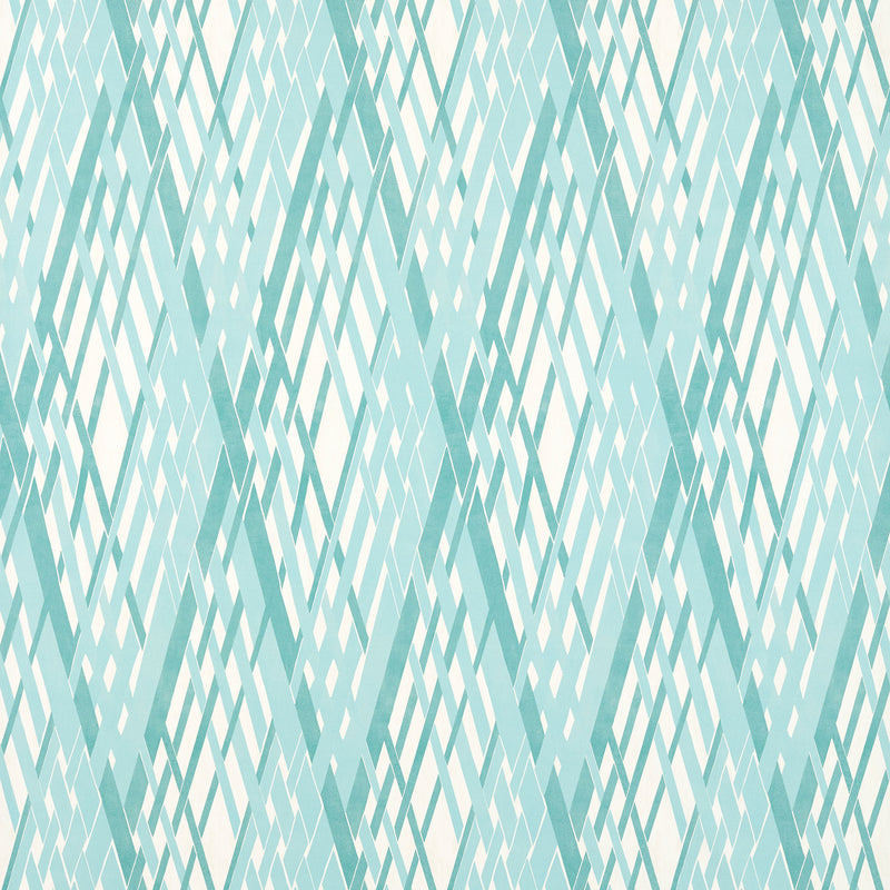 121245 Locronan Idyllic Aqua/First Light Fabric by Harlequin