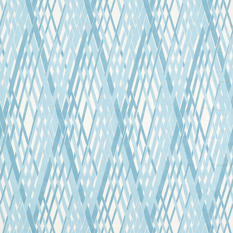 121246 Locronan Idyllic Cornflower/First Light Fabric by Harlequin