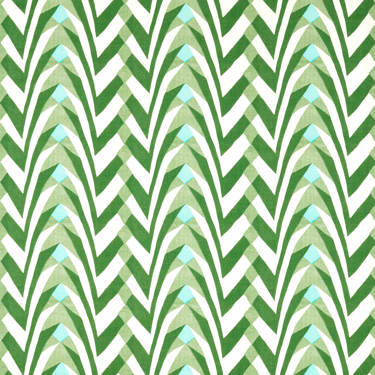 121252 Klimt Idyllic Kelly/Aqua Fabric by Harlequin