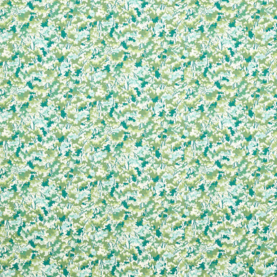Tree Tops Idyllic Forest/Kelly/Aqua Fabric by Harlequin
