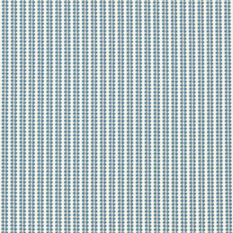 134063 Pepita Stripe Idyllic Sky/Linen Fabric by Harlequin