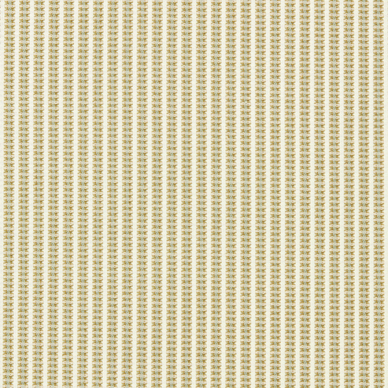 134064 Pepita Stripe Idyllic Taupe/Mint Fabric by Harlequin