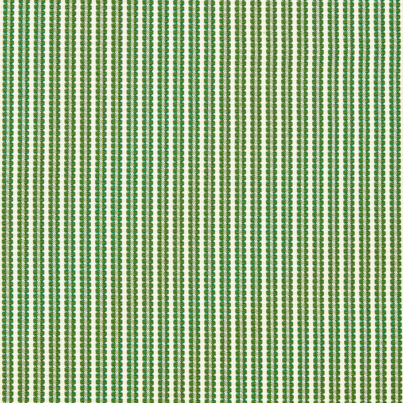 134065 Pepita Stripe Idyllic Kelly/First Light Fabric by Harlequin