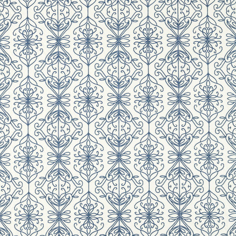 134068 Java Linen Idyllic Denim/Pearl Fabric by Harlequin