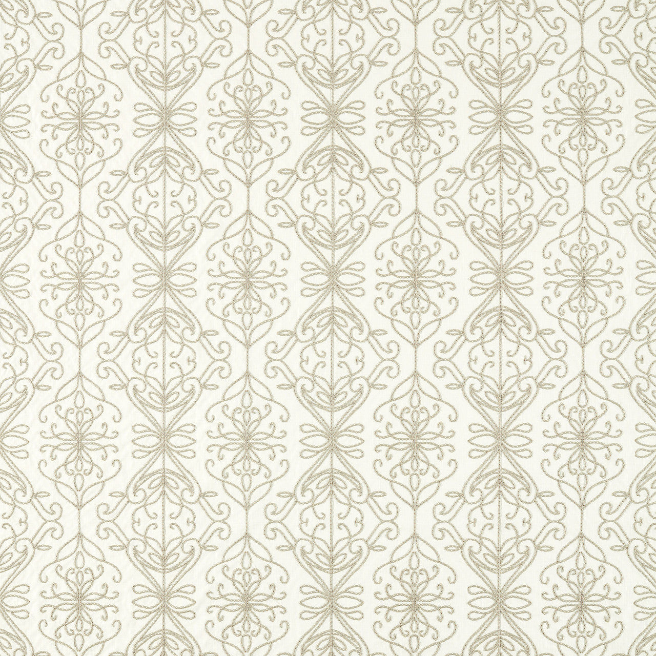 134069 Java Linen Idyllic Diffused Light/Pearl Fabric by Harlequin