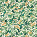 Tree Tops Idyllic Forest/Clay/Evergreen Wallpaper by Harlequin