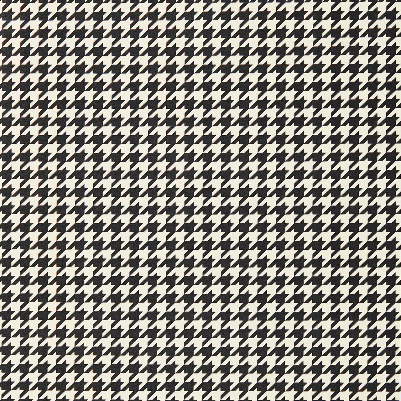 113131 Houndstooth Idyllic Black Earth/Soft Focus Wallpaper by Harlequin