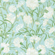 Fleur de Joie Idyllic Chalk/Emerald/Sky Wallpaper by Harlequin