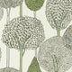 Silhouette Idyllic Seaglass/Forest Wallpaper by Harlequin