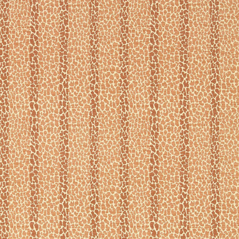 113073 Lacuna Stripe Reflect Paprika Wallpaper by Harlequin