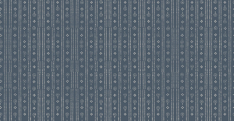 F-BP-OL-M-24 Birdlip Midnight Fabric by Parker & Jules