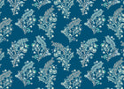 F-CO-OL-DB-24 Coromandel Flower Day Blue Fabric by Parker & Jules