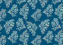 F-CO-OL-DB-24 Coromandel Flower Day Blue Fabric by Parker & Jules