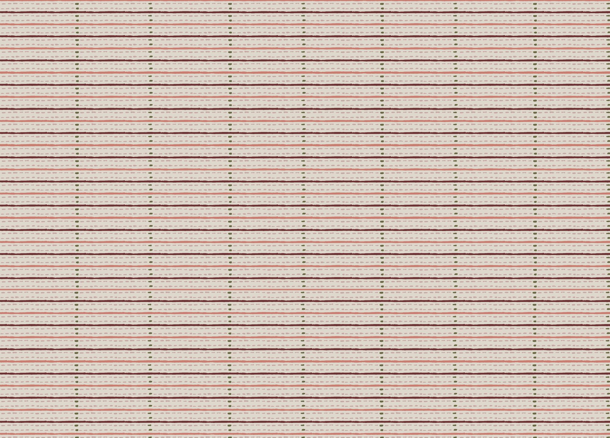 F-EVS-OL-GS-24 Eversley Stripe Ground Sepia Fabric by Parker & Jules