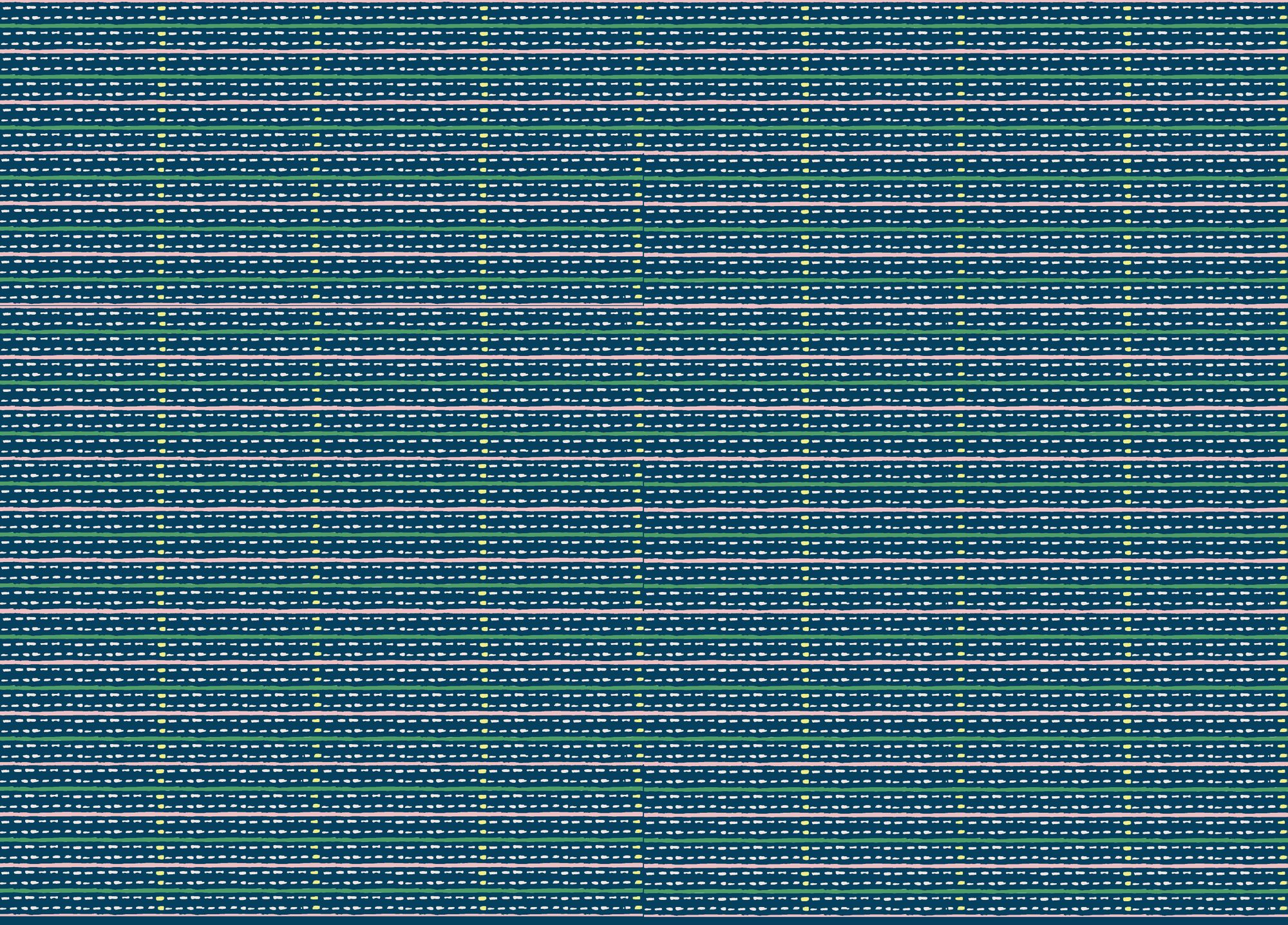F-EVS-OL-LR-24 Eversley Stripe Lake Rose Fabric by Parker & Jules