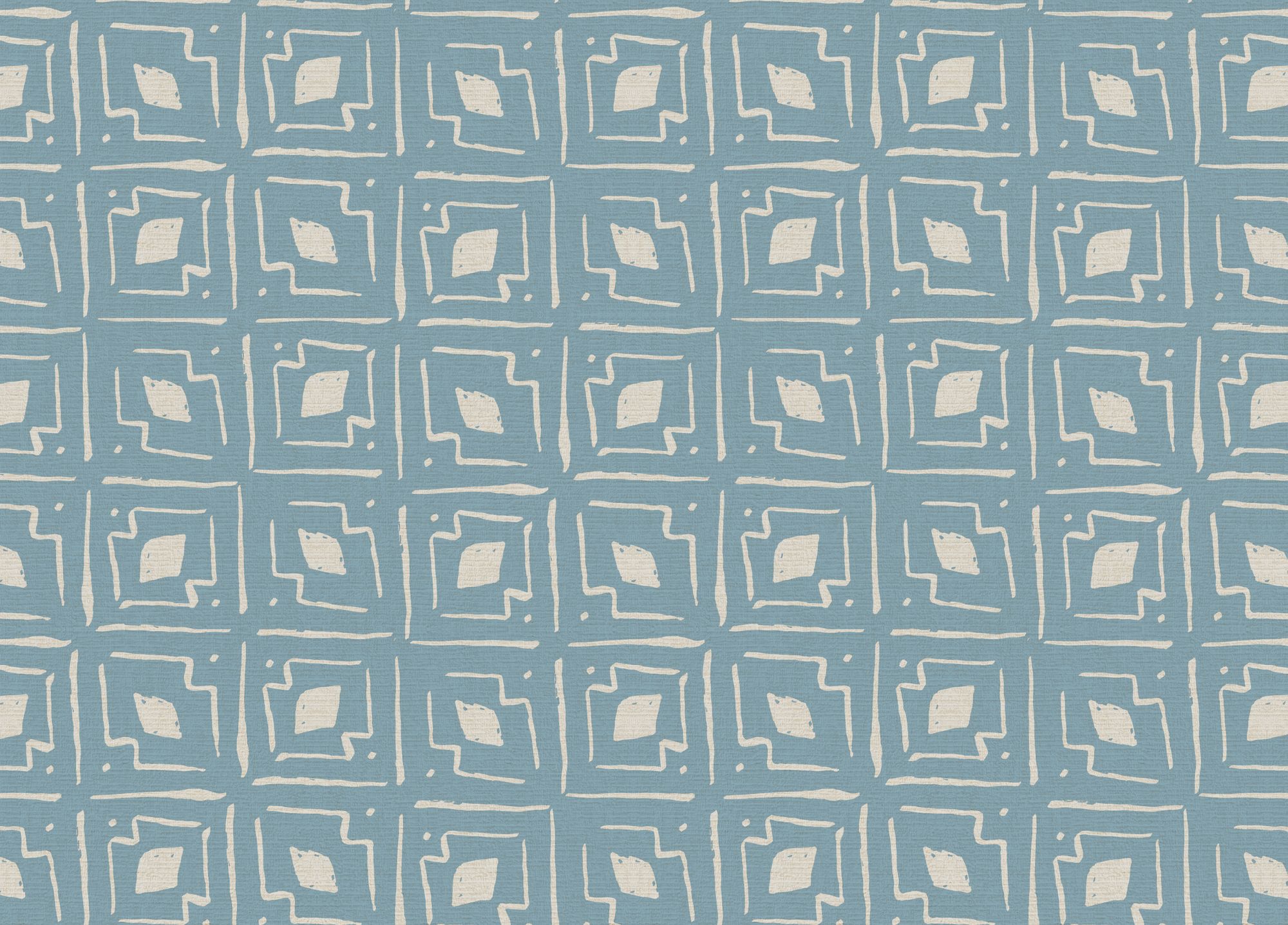 Lulu Day Blue Fabric by Parker & Jules