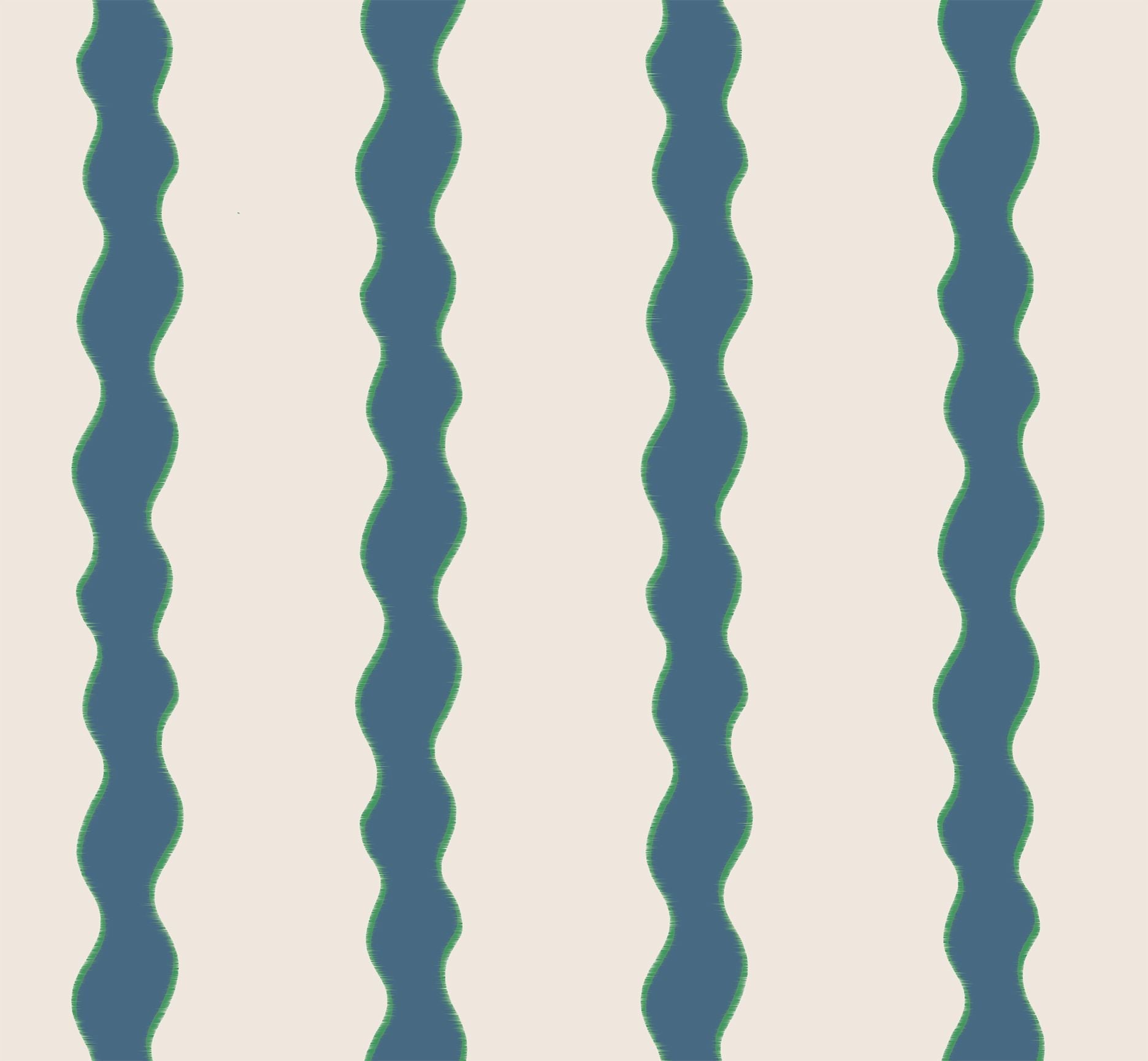 F-SS-OL-DB-24 Scroll Stripe Day Blue Fabric by Parker & Jules
