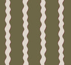 F-SS-OL-H-24 Scroll Stripe Hunter Fabric by Parker & Jules