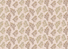 F-CO-OL-CM-24 Coromandel Flower Coral Moss Fabric by Parker & Jules