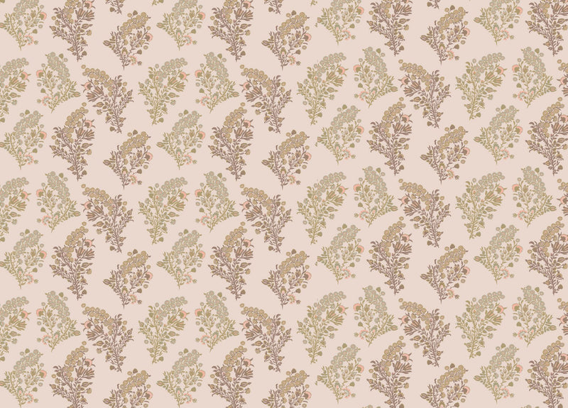 W-BCO-CO-CM-24-52 Baby Coromandel Coral Moss Wallpaper by Parker & Jules