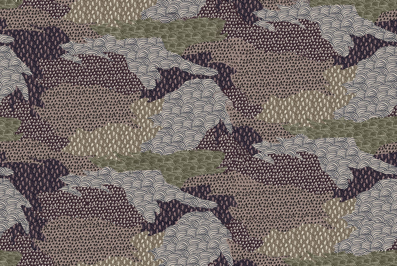 F-OS-OL-AB-24 Ordnance Survey Autumn Berry Fabric by Parker & Jules