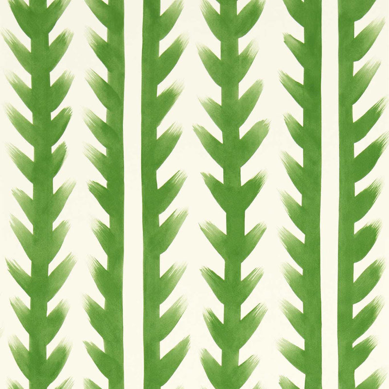 113054 Sticky Grass Emerald Sophie Robinson Wallpaper By Harlequin