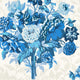 Dahlia Bunch Lapis Sophie Robinson Wallpaper By Harlequin