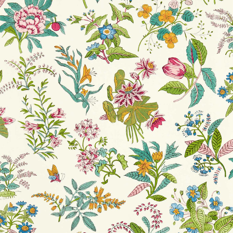 113057 Woodland Floral Sophie Robinson Wallpaper By Harlequin