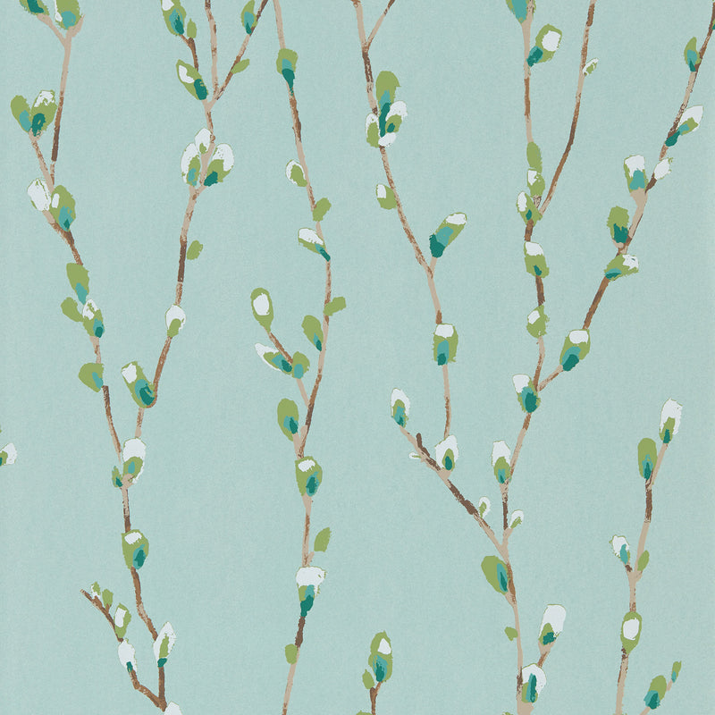 111469 Salice Idyllic Mint/Emerald Wallpaper by Harlequin